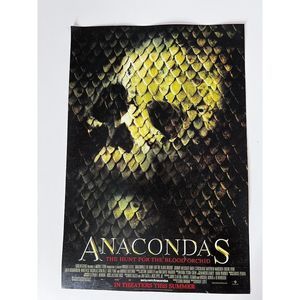 Anacondas: The Hunt for the Blood Orchid Original Movie Poster 17” X 11.5”